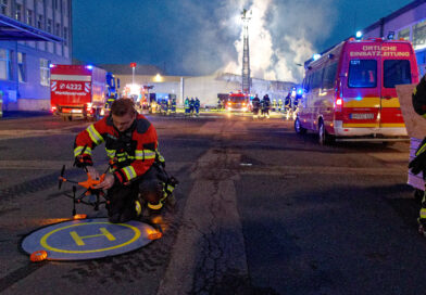 Großbrand Küchengeräteherstellers in Rothenburg